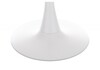 Миниатюра фото стол стеклянный tulip 90 white | 220svet.ru