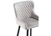 Миниатюра фото барный стул mint light gray / black | 220svet.ru