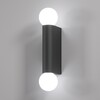 Миниатюра фото настенный светильник elektrostandard lily mrl 1029 черный a064601 | 220svet.ru
