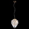 Миниатюра фото подвесной светильник crystal lux charme sp1+1 led gold/transparent | 220svet.ru