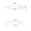 Миниатюра фото встраиваемый светильник elektrostandard 1091/2 mr16 белый 4690389148521 | 220svet.ru