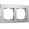 Миниатюра фото рамка на 2 поста werkel aluminium алюминий w0021706 4690389158032 | 220svet.ru