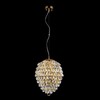 Миниатюра фото подвесной светильник crystal lux charme sp6 gold/transparent | 220svet.ru