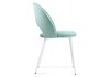 Миниатюра фото стул ирре confetti aquamarine / белый глянец | 220svet.ru