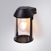 Миниатюра фото уличный настенный светильник arte lamp minchir a8306al-1bk | 220svet.ru