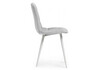 Миниатюра фото стул на металлокаркасе woodville чилли к светло-серый velutto 52 / белый 502074 | 220svet.ru