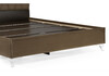 Миниатюра фото двуспальная кровать 160х200 woodville алберто ажур 22 коричневая 398912 | 220svet.ru