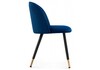 Миниатюра фото стул gabi dark blue / black / gold | 220svet.ru