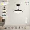 Миниатюра фото люстра-вентилятор mantra slim fan mini 9056 | 220svet.ru