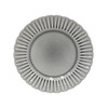 Миниатюра фото тарелка серая costa nova stp281-gry(stp281-00812r) | 220svet.ru