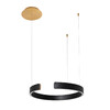 Миниатюра фото подвесной светильник loft it ring 10025/400 black | 220svet.ru
