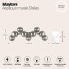 Миниатюра фото бра maytoni dallas mod547wl-09ch | 220svet.ru