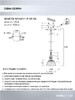 Миниатюра фото подвесной светильник seven fires dzhenis wd4004/1p-bk-gn | 220svet.ru