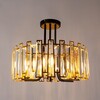 Миниатюра фото потолочная люстра arte lamp amber a1028pl-6bk | 220svet.ru