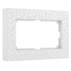 Миниатюра фото рамка werkel hammer для двойной розетки белый w0082401 4690389163593 | 220svet.ru