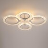 Миниатюра фото потолочный светильник светодиодный rgb lumion molly 8017/60cl белый | 220svet.ru