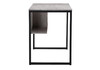 Миниатюра фото стол woodville клер лофт матовый черный  / бетон 489686 | 220svet.ru