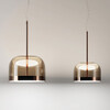 Миниатюра фото подвесной светильник equatore small amber/copper | 220svet.ru