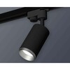 Миниатюра фото комплект трекового светильника ambrella light xt6323043 sbk/mch черный песок/хром матовый (a2521, c6323, n6123) | 220svet.ru