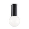 Миниатюра фото потолочный светильник ideal lux petit pl1 nero | 220svet.ru