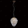 Миниатюра фото подвесной светильник crystal lux charme sp2+2 led oro/crystal | 220svet.ru