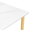 Миниатюра фото керамический стол woodville селена 4 160х90х77 белый мрамор / золото 572187 | 220svet.ru