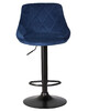 Миниатюра фото стул барный dobrin logan black lm-5007_blackbase-4733 синий | 220svet.ru