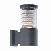 Миниатюра фото уличный настенный светильник ideal lux tronco ap1 nero | 220svet.ru