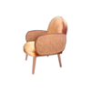 Миниатюра фото кресло roomers furniture hac6210/ht1061-13 | 220svet.ru