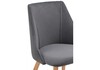 Миниатюра фото стул morgan dark gray / wood | 220svet.ru