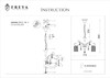 Миниатюра фото подвесная люстра freya leona fr1127-pl-08-ch | 220svet.ru