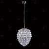 Миниатюра фото подвесной светильник crystal lux charme sp3+3 led cromo/crystal d350 | 220svet.ru