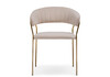 Миниатюра фото стул woodville kamelia 1 beige / gold 15469 | 220svet.ru