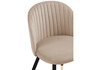 Миниатюра фото стул woodville gabi dark beige / black / gold 15380 | 220svet.ru