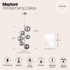Миниатюра фото подвесной светильник maytoni dallas mod545pl-06ch | 220svet.ru