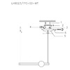 Миниатюра фото подвесной светодиодный светильник lumien hall greniya lh8023/1pc-gd-wt | 220svet.ru