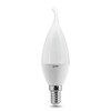 Миниатюра фото лампа светодиодная e14 6.5w 4100k свеча на ветру матовая 104101207 | 220svet.ru