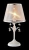 Миниатюра фото настольная лампа crystal lux cristina lg1 white | 220svet.ru