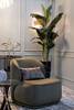 Миниатюра фото кресло велюровое оливковое garda decor capri basic-2k-оливк-н-йорк32 | 220svet.ru
