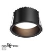 Миниатюра фото встраиваемый светодиодный светильник novotech tran 359237 черный | 220svet.ru