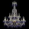 Миниатюра фото подвесная люстра bohemia ivele 1410/10+5/240/xl-80 g v3001 | 220svet.ru