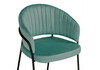 Миниатюра фото стул на металлокаркасе woodville лео зеленый brandy light 10 / черный 592484 | 220svet.ru