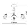 Миниатюра фото потолочная люстра mw-light ариадна 450019208 | 220svet.ru