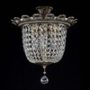 Миниатюра фото потолочный светильник artglass artemis ii. brass antique ce | 220svet.ru