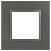 Миниатюра фото рамка для розеток и выключателей эра elegance 14-5011-16 classic, на 1 пост, титан б0065823 | 220svet.ru