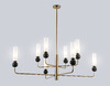 Миниатюра фото потолочная люстра на штанге ambrella light high light lh53264 | 220svet.ru
