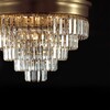 Миниатюра фото потолочная люстра lumion zaha 5257/8c латунь | 220svet.ru