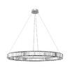 Миниатюра фото подвесной светильник loft it crystal ring 10135/1000 chrome | 220svet.ru
