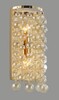 Миниатюра фото бра crystal lux mallorca ap2 gold/amber | 220svet.ru