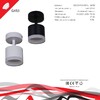 Миниатюра фото спот reluce 53004-9.5-001il spot light gx53 wt | 220svet.ru